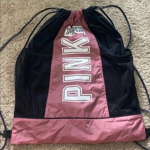 Pink gym bag
